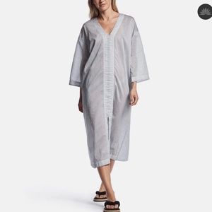 NWT James Perse Striped Organza Kaftan Size 0